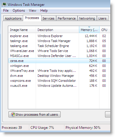 memusagenosidebar Windows Vista Sidebar disable