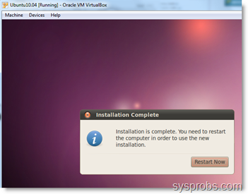 Install Ubuntu 10.04 on VirtualBox