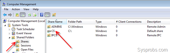 How to Disable Administrative Shares in Windows 7