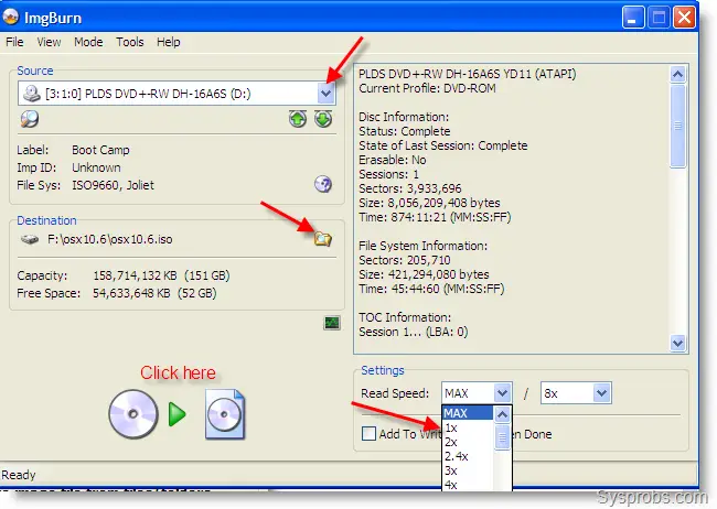 Create ISO from Mac Installation DVD