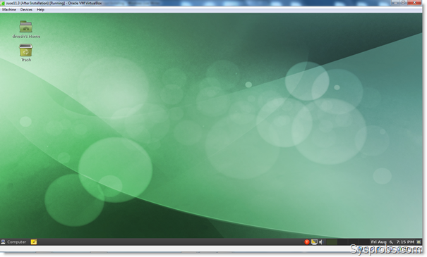 running_suse