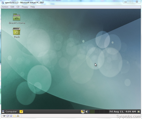 How to Install OpenSUSE 11.3 on Virtual P