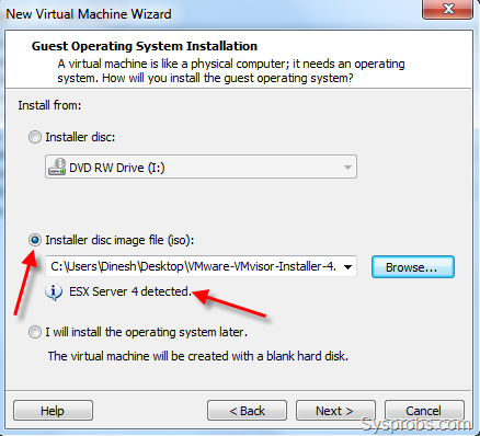 Install VMware ESXi 4.1 on VMware Workstation 7.1.1