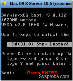 Update Snow Leopard Hazard 10.6.4 on VMware Player