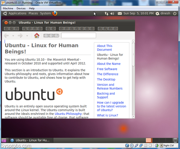 Ubuntu 10.10 Guest Additions