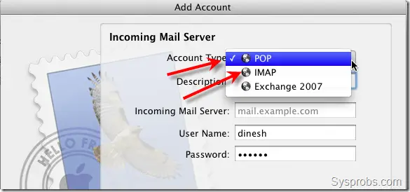 pop and imap