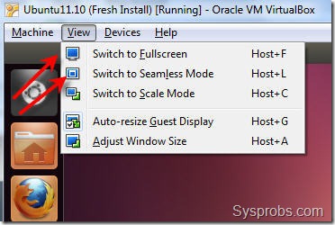 extra options by vb guest additions
