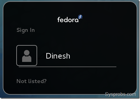 gnome shell login screen