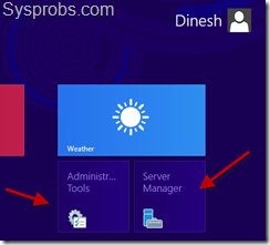 admin tools on desktop