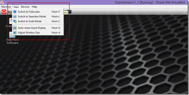running solaris 11.1 on virtualbox Windows 8