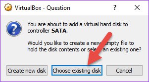 Existing Disk