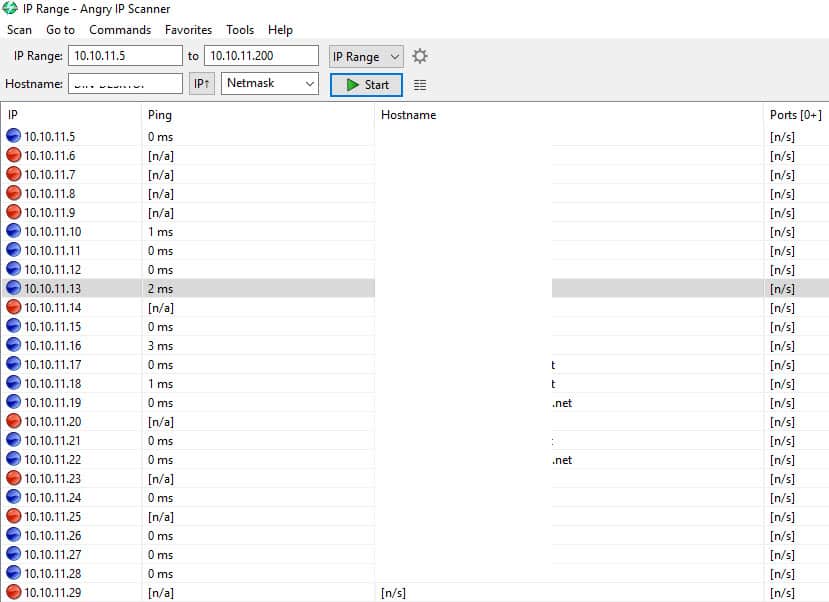 Angry IP Scan - how to ping multiple ip addresses in cmd