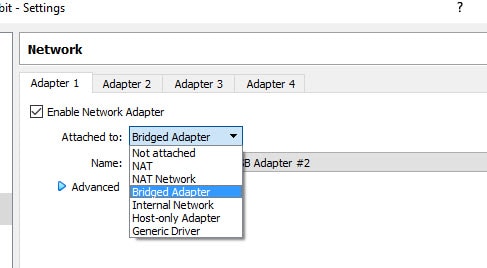 Network Connection Types