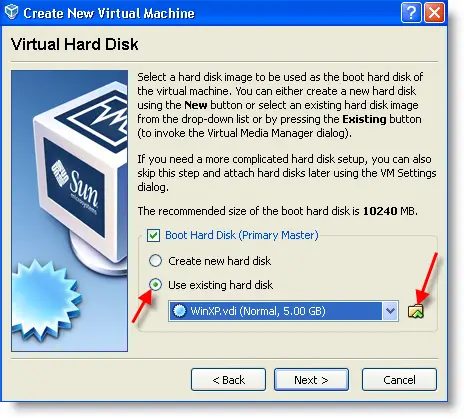 Physical to Virtual - VirtualBox P2V