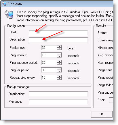 Ping multiple IPs in GUI