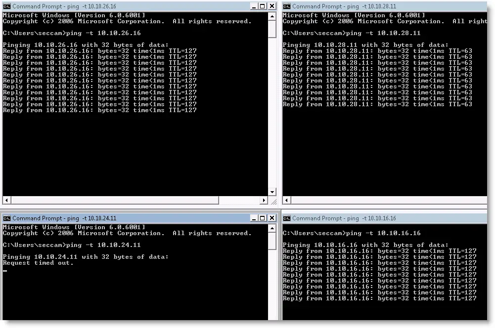 Ping Multiple IPs in CMD