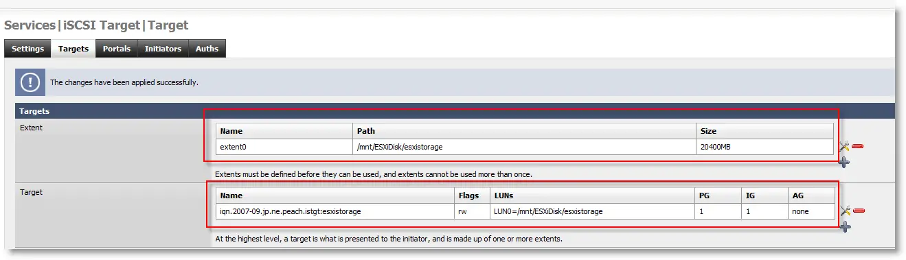 Active iSCSI disks