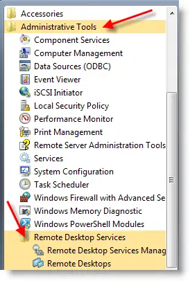 Admin tools under control panel