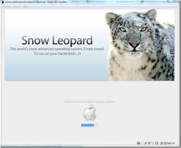 install Mac Snow Leopard 10.6.3 in Oracle VirtualBox 3.2