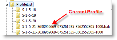 Fix Temporary Profile in Windows 7