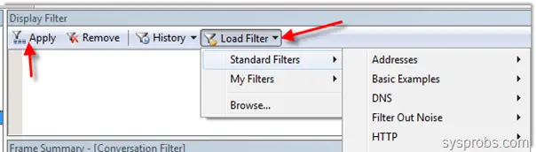 Loading filters to monitor network in Windows 10