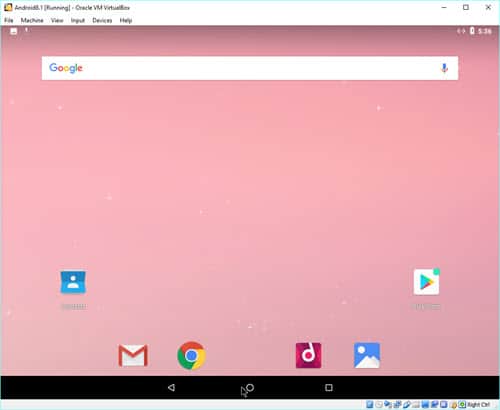 Android On VirtualBox