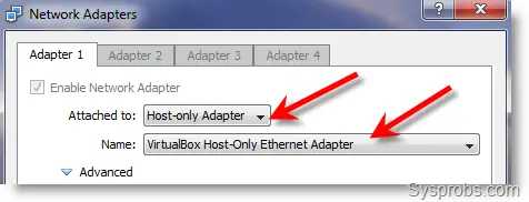 Network Between VirtualBox and VMware