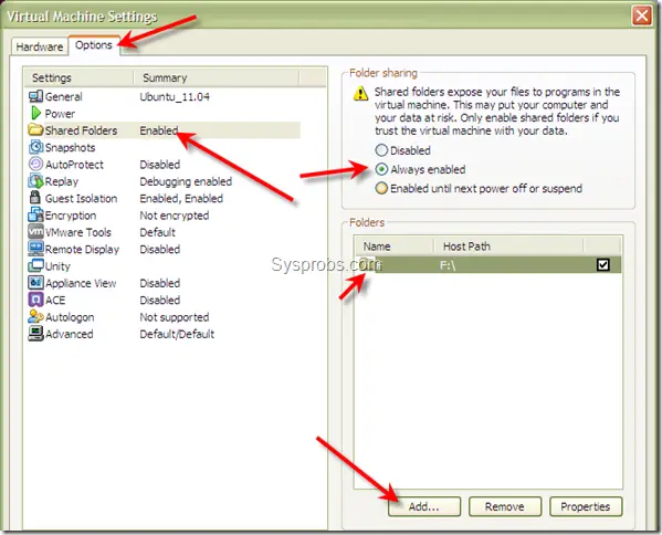 vmware shared folder linux vmware shared folder linux