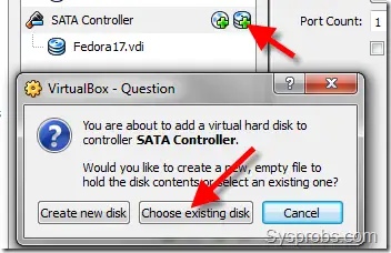 attach the RAW disk file to VM