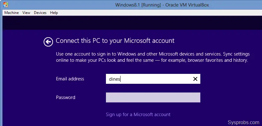 Create a MS account