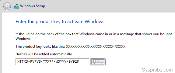 Windows 8.1 product key