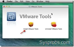 install vmware tools