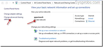 network type to enable WD TV Live