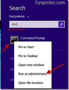 run as admin command prompt