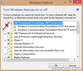 net framework 3.5 installation