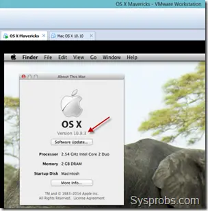 OS X 10.9 before