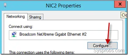 configure nic