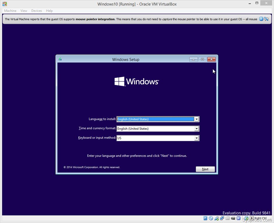 virtualbox windows 10 download