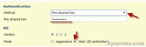 preshared key