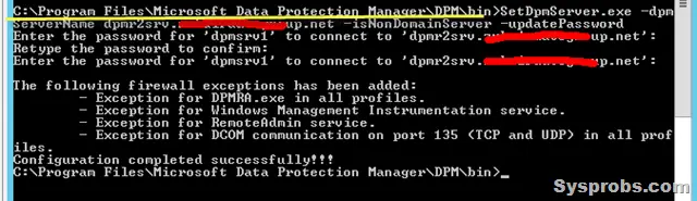 dpm password update on the client