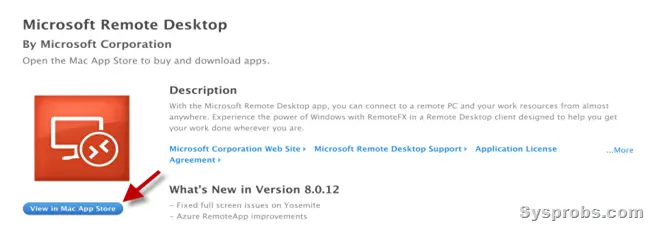 microsoft remote desktop connection for mac os x yosemite