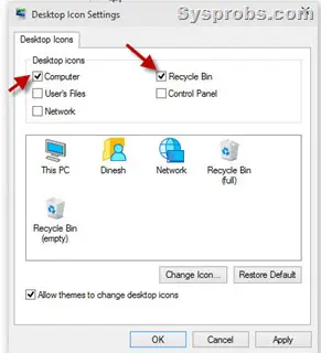 show my computer icon on Windows 10