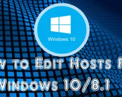 Edit Hosts File