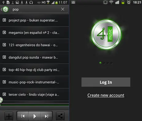 4shared free music downloads for android