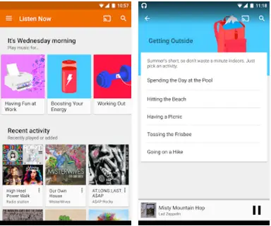 Google play music app