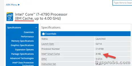 Intel L3 cache