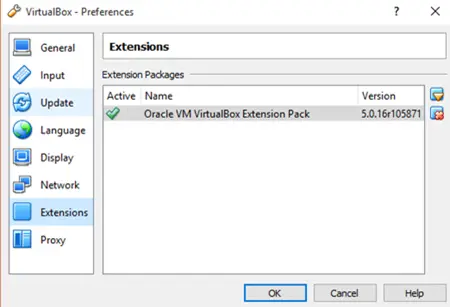 virtualbox extension pack usb 2.0