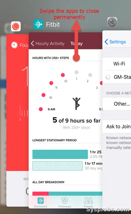 close apps for avoide iphone crash