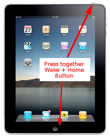 iPad charging slow - reset button