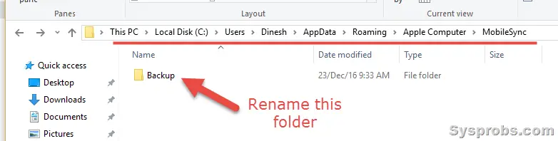 rename the folder rename the folder